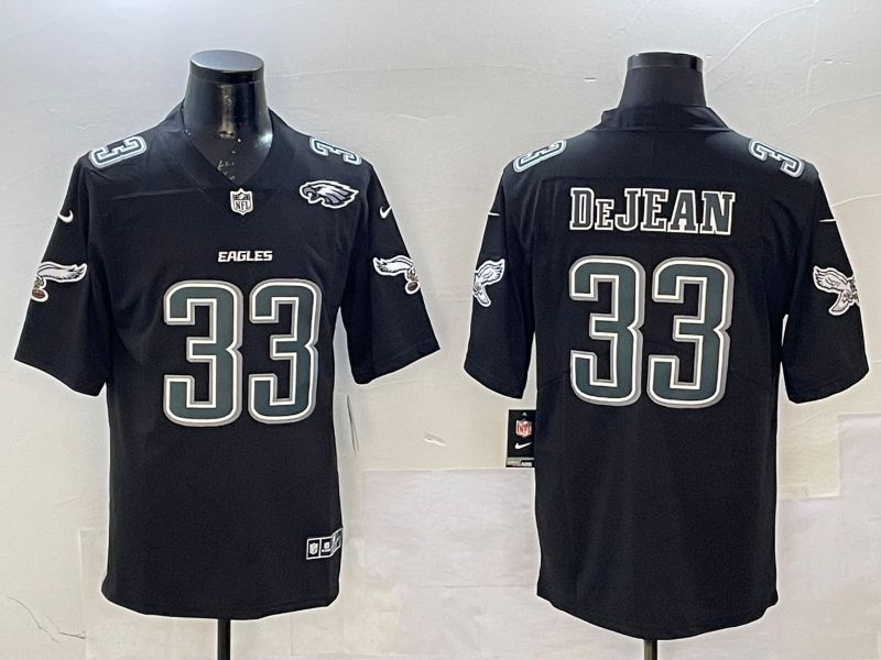 Men Philadelphia Eagles #33 DeJean Black Fashion 2025 Nike Limited NFL Jersey style 3->philadelphia eagles->NFL Jersey